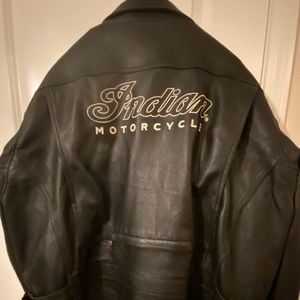 INDIAN Motorcycle leather jacket 4XL
